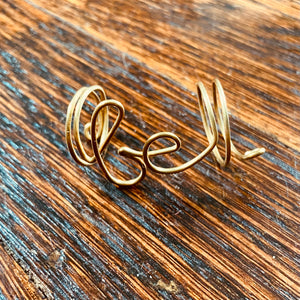 "Be" Ring