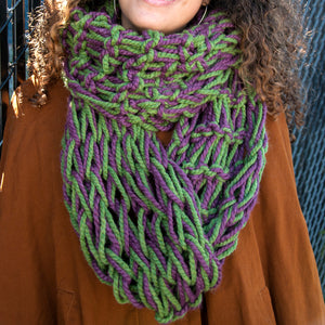 Lalah Arm-Knit Scarf